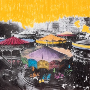 NEUTRAL MILK HOTEL: "On Avery Island" limited red/yellow 2LP.