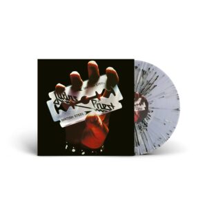 JUDAS PRIEST: "British Steel" Black & White splatter LP