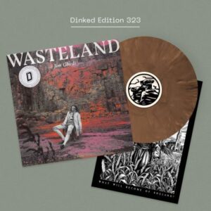 JIM GHEDI: "Wasteland" *Dinked* black eco-vinyl LP with signed art card