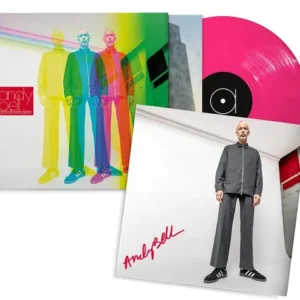 ANDY BELL: "Pinball Wanderer" limited magenta LP & signed print