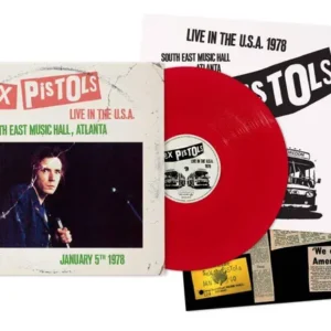 SEX PISTOLS: "Live In the USA 1978" limited red LP