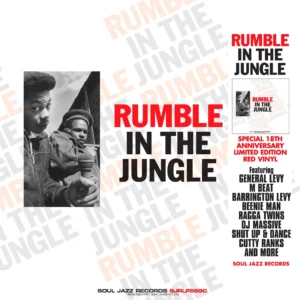 VARIOUS ARTISTS/SOUL JAZZ:  "Rumble In The Jungle" 18th anniversary red 2LP   *RSD 2025*
