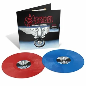 SAXON: "Wheels Of Steel" Red/blue 2LP   *RSD 2025*