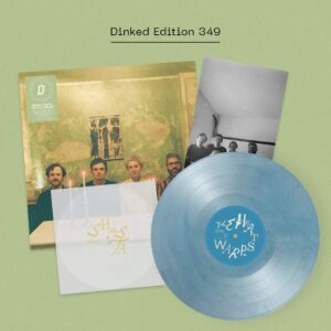MODERN NATURE: "The Heat Warps" DINKED sky blue SIGNED LP & flexi