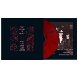 SISTERS OF MERCY: "First and Last and Always" limited red/black marbled LP