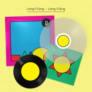 LONG FLING: "Long Fling" *DINKED* clear LP & bonus 7"