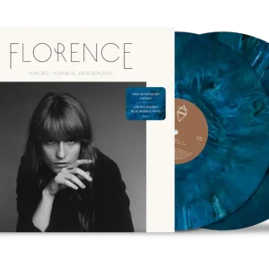 FLORENCE & THE MACHINE: "How Big, How Blue, How Beautiful" 10th Anniversary blue marble 2LP