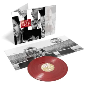 SIMPLE MINDS: "Alive & Kicking" red LP