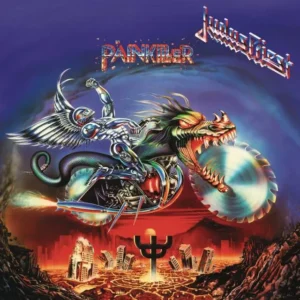 JUDAS PRIEST: "Painkiller" limited Blue/white marbled LP *NAD*