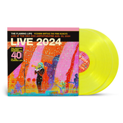 FLAMING LIPS, THE: "Yoshimi Battles The Pink Robots (Live at the Zoo Amphitheatre, Oklahoma City, August 30, 2024)" Yellow 2LP *BLACK FRIDAY*