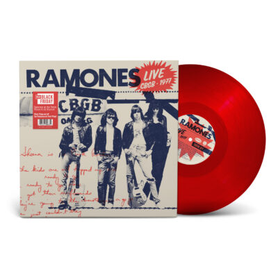 RAMONES: "Live & CBGB's 1977" red LP *BLACK FRIDAY*