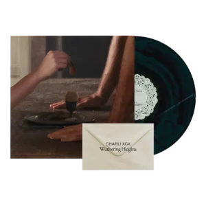 CHARLI XCX: "Wuthering Heights" Black & Green Marbled vinyl