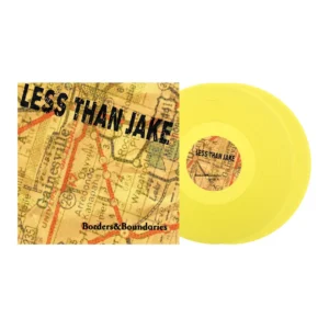 LESS THAN JAKE: "Borders & Boundaries (25th Anniversary)" limited yellow 2LP