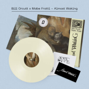 BILL ORCUTT & MABE FRATTI: "Almost Waking" DINKED cream LP with postcards & poster