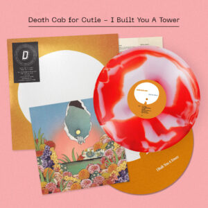 DEATH CAB FOR CUTIE: "I Built You A Tower" DINKED orange/white LP with slipmat and print. Released 5th June 2026