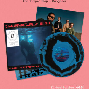 THE TEMPER TRAP: "Sungazer" DINKED blue/black marbled LP, print & sticker. Released 10th July 2026
