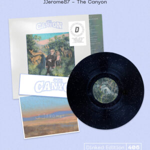 JJEROME87 (ALT-J): "The Canyon" DINKED midnight sky LP & signed art card. Released 26th June 2026