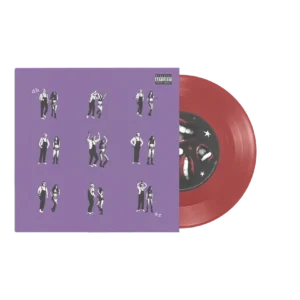 OLIVIA RODRIGO & DAVID BYRNE: "Drivers License/Burning Down the House" limited red 7"