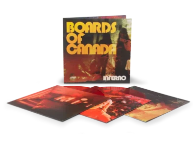 BOARDS OF CANADA: "Inferno" limited deluxe red 2LP