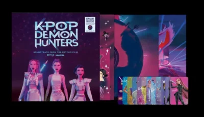 VARIOUS ARTISTS: "K POP DEMON HUNTERS" limited "Sodalite Splatter" LP. Released 19th June 2026