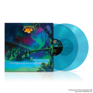 YES: "Aurora" limited light blue 2LP. Released 12th June 2026