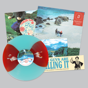 PENELOPE ISLES: "3" *DINKED* red/blue LP with signed postcard and air freshener. Released 25th Sept 2026