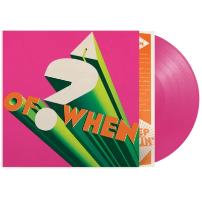 PANDA BEAR & SONIC BOOM: "A ? Of WHEN" limited pink LP. Released 10th July 2026