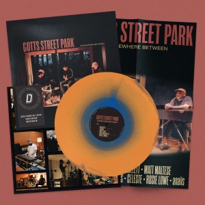 GOTT STREET PARK: "Somewhere Between" *DINKED* tricolour LP & signed poster. Released 16th Oct 2026